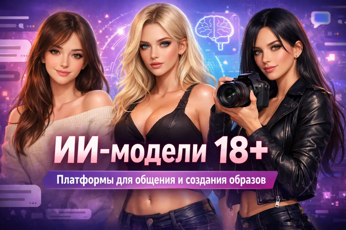 ИИ-модели 18+: платформы для общения, создания образов и цифровых персонажей